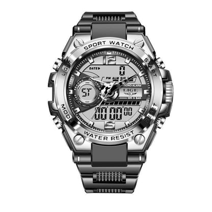 Lige 8922 Analog Digital Quartz Watch Waterproof Watch For Men