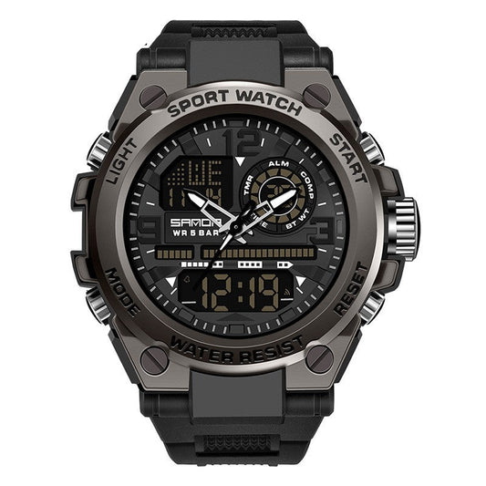Sanda Trendy analog Digital Waterproof Watch For Men 739