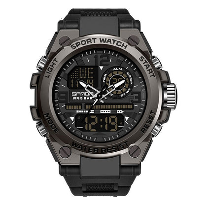 Sanda Trendy analog Digital Waterproof Watch For Men 739