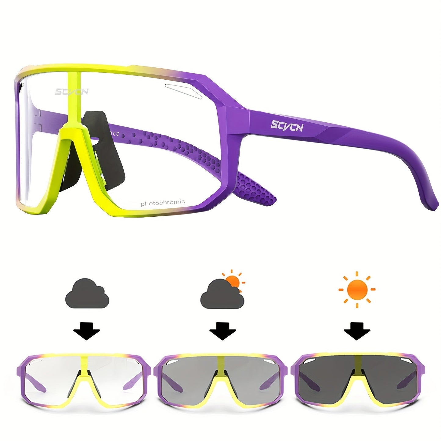 Classic Racing Cycling Glasses – Photochromic Outdoor Eyewear