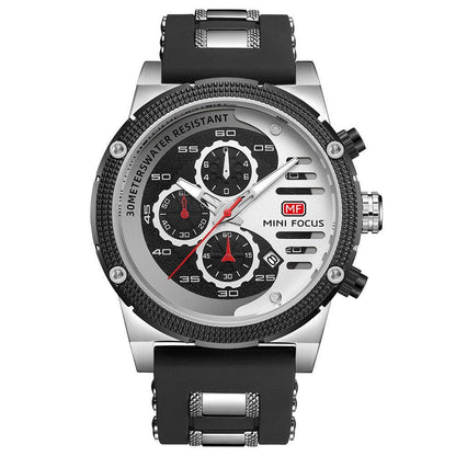 Mini Focus Men's Multifunctional Quartz Watch Sports Watch Mf0246G