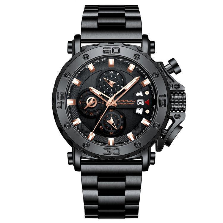 CRRJU Stainless Steel Quartz Watch For Men 2294