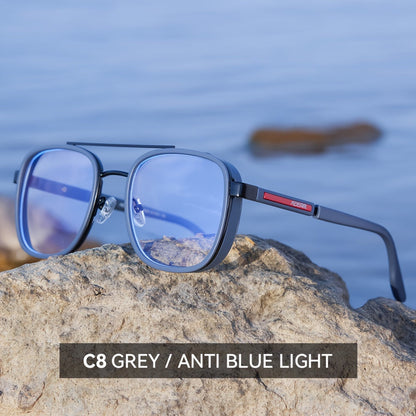 KDEAM Retro Round Fashion Glasses – Blue Light Blocking & Stylish