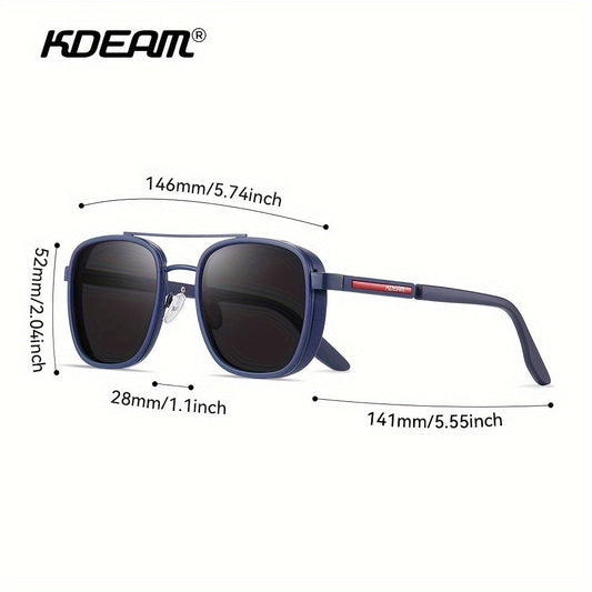 KDEAM Retro Round Fashion Glasses – Blue Light Blocking & Stylish