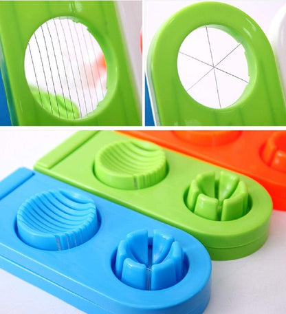 Multi-Segment 2 in 1 Egg Cutter/Slicer