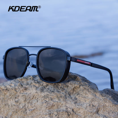 KDEAM Retro Round Fashion Glasses – Blue Light Blocking & Stylish