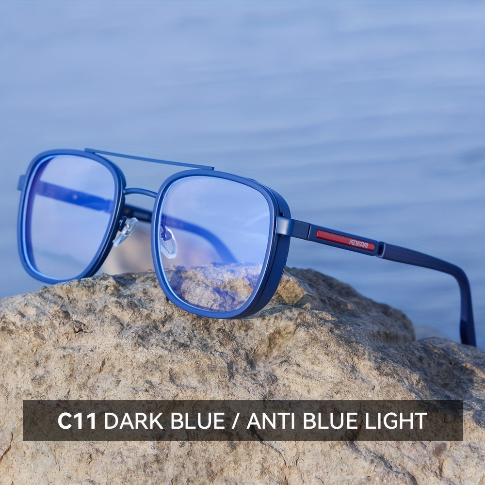 KDEAM Retro Round Fashion Glasses – Blue Light Blocking & Stylish