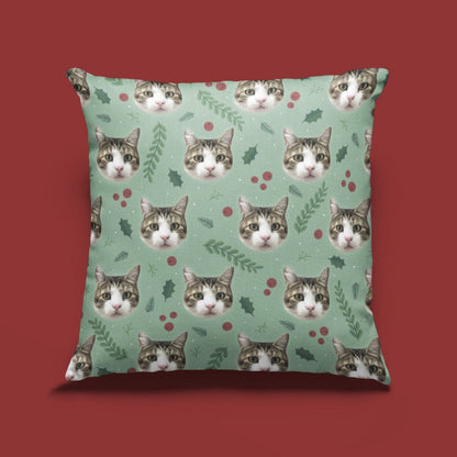 Custom Print Your Cat Toss Pillow Cover