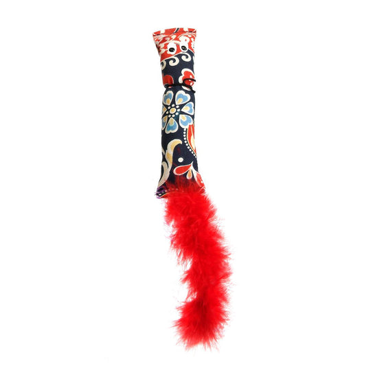 Squirrel' Organic Catnip Kicker Toy